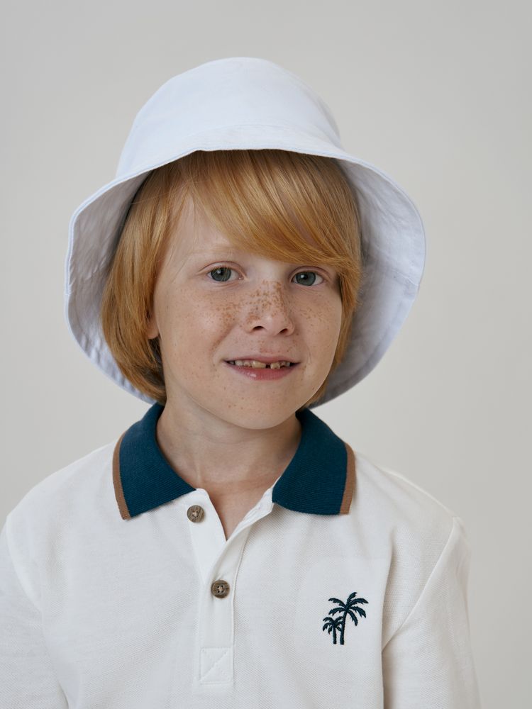 Панама детская Challenge Kids, белая-5