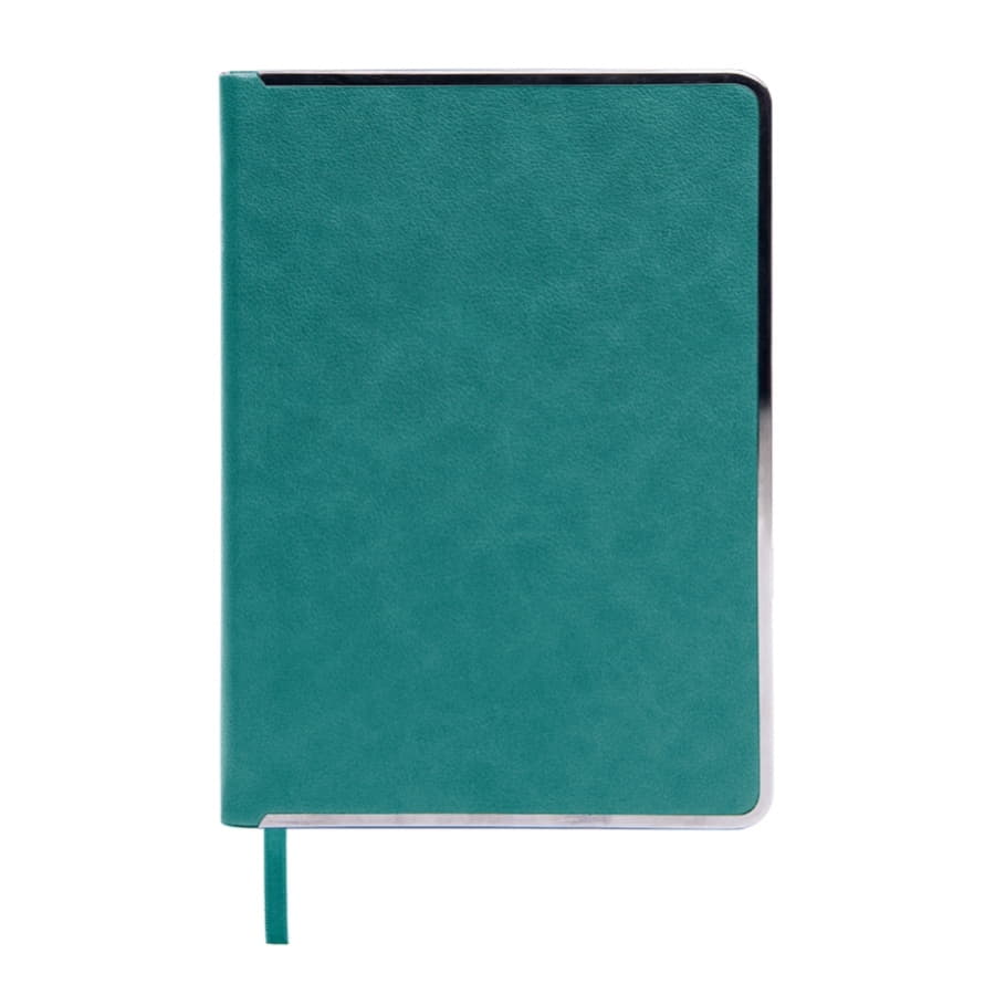 Ежедневник недатированный Montrose, формат А5, в линейку, бирюзовый-1