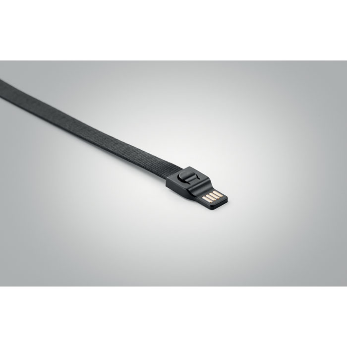 Ланьярд с проводами 3 в 1, черный-1