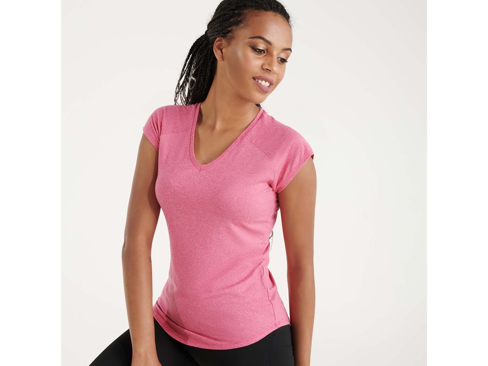 Футболка Avus женская, меланжевый фуксия-4