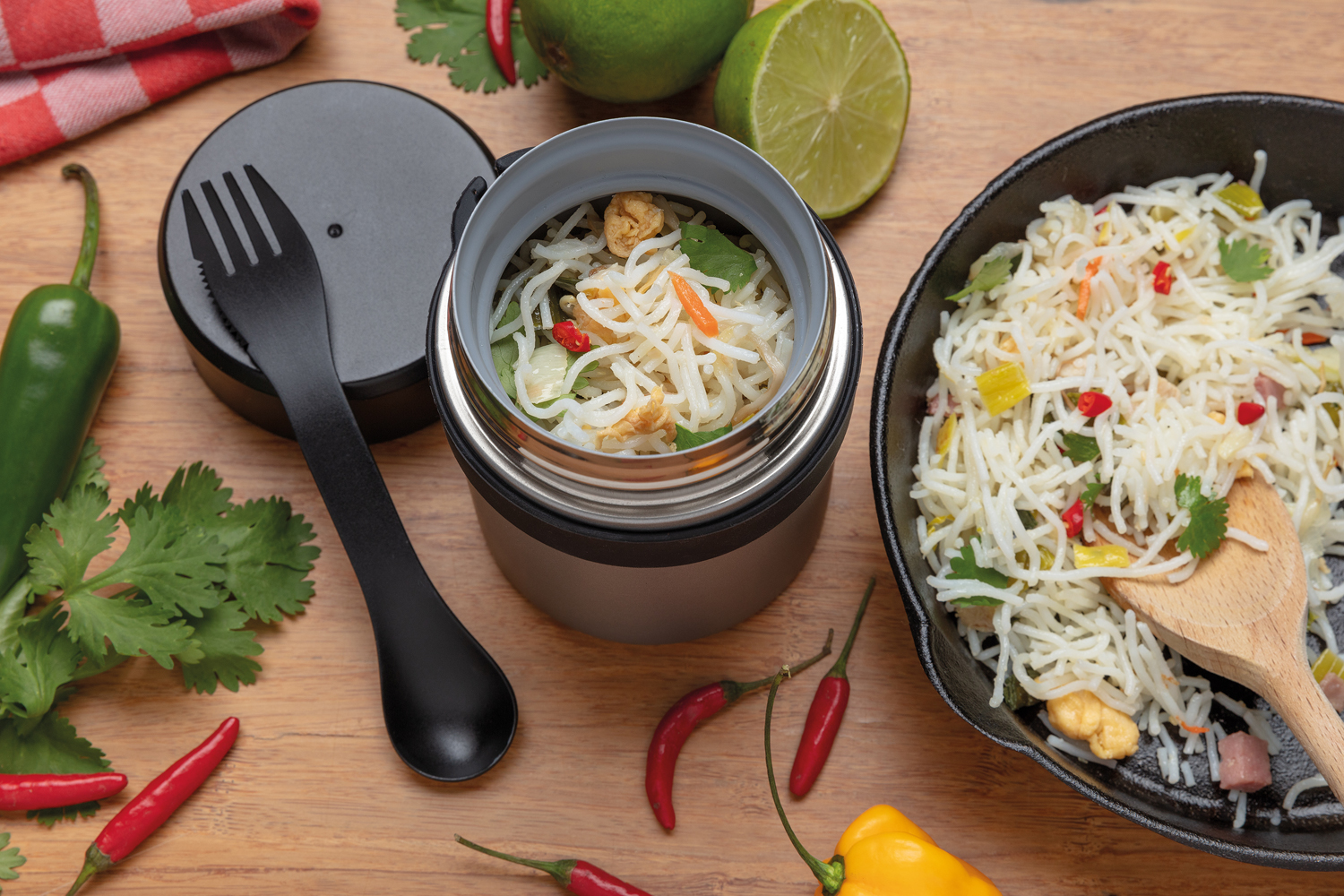 Вакуумный термос для еды Bogota с керамическим напылением, 400 мл-3