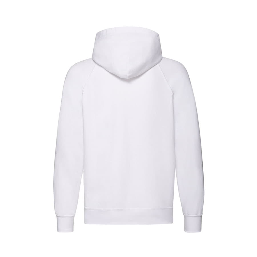 Толстовка без начеса LIGHTWEIGHT HOODED SWEAT JACKET 240, белый-2
