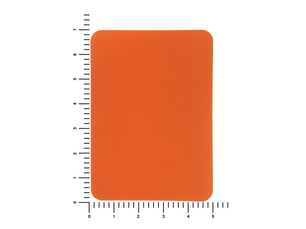 ПАТЧ ПРЯМОУГОЛНЫЙ soft-touch (оранжевый ) 5,0 х 7,0 см-2