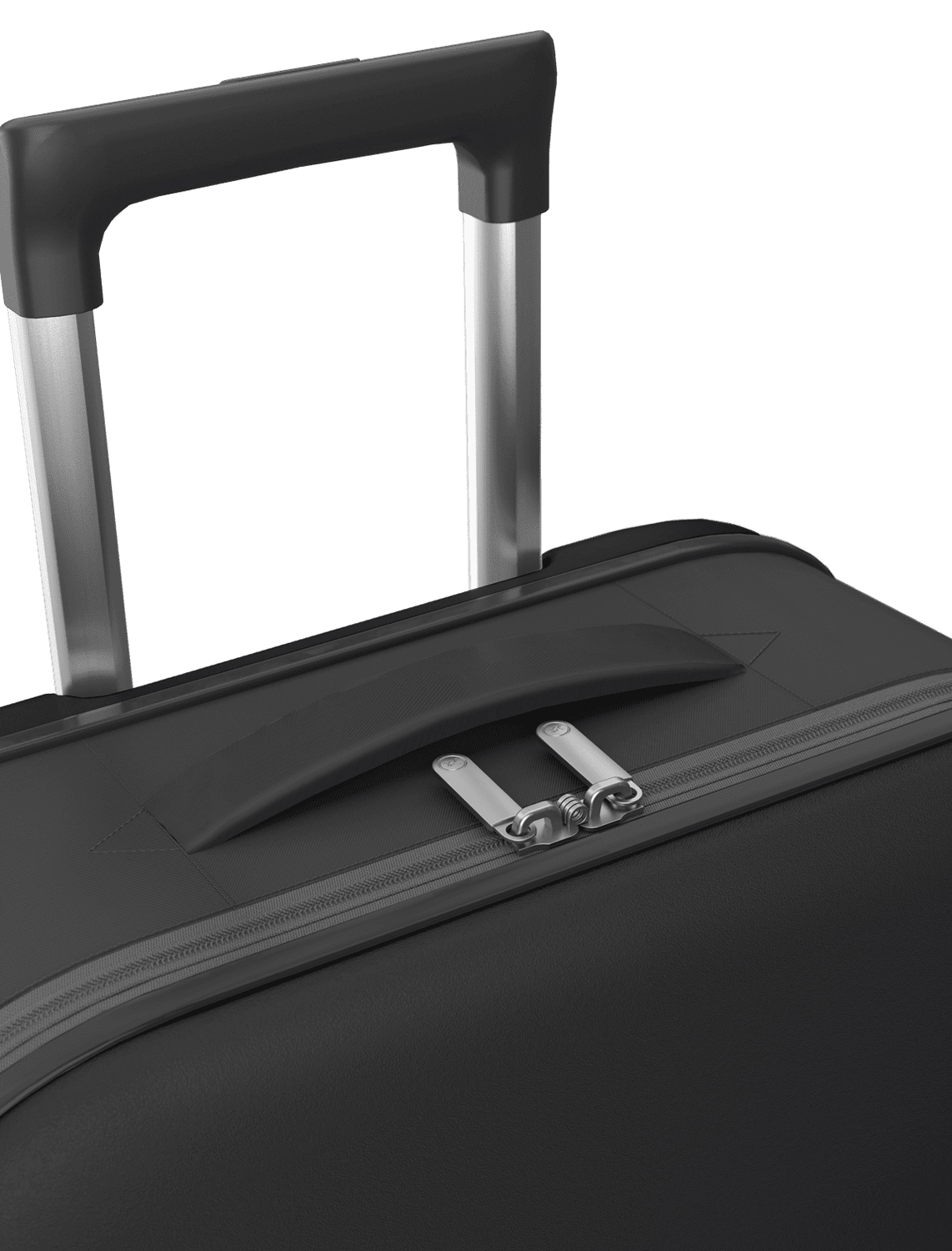 Чемодан складной Rollink Vega II 55x40x20 см, 2 колеса, черный-4