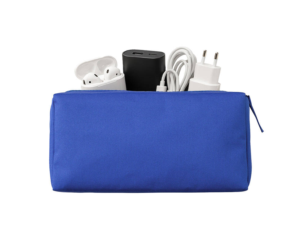 Органайзер для электроники и проводов Aisle, синий-0