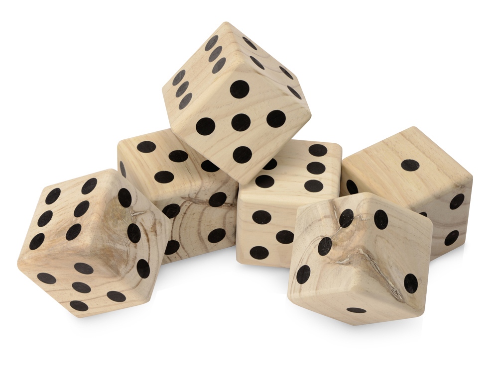 Деревянная игра в кости, XL Dice-1