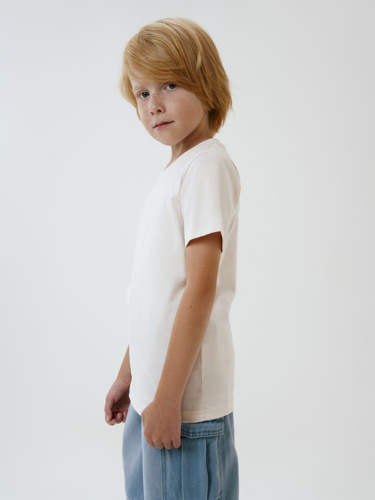 Футболка детская T-Bolka Kids, молочно-белая-4