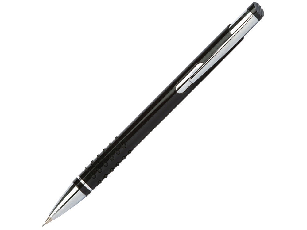 Карандаш механический Онтарио, черный/серебристый-0