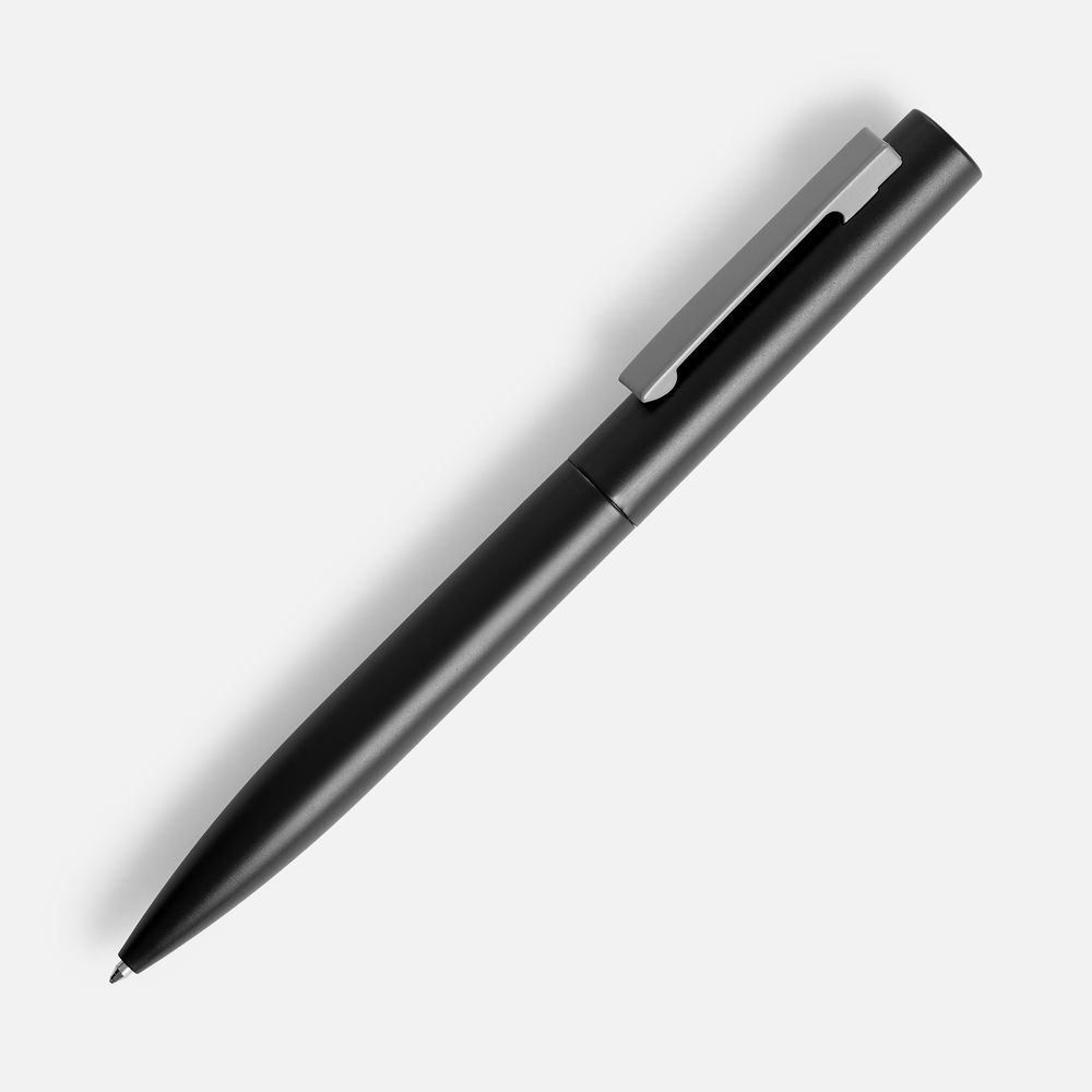 Ручка шариковая Inkolor, черная с серым-0