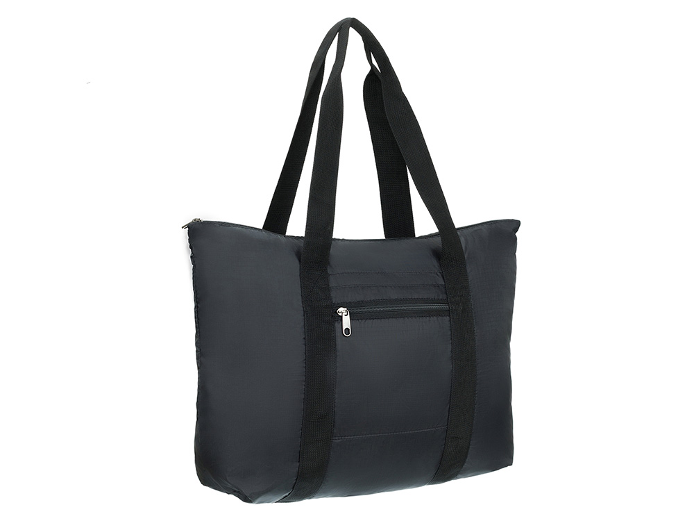 Сумка складная TORBER, черный, полиэстер, 48x33x12 см-2