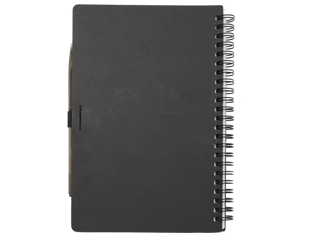 Slate многоразовый набор из блокнота в мягкой обложке и ручки - сплошной черный-2