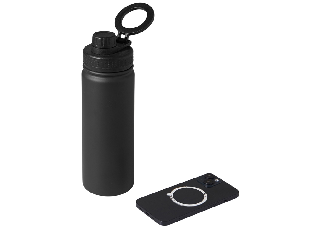Вакуумная термобутылка с magsafe-держателем INSIDER, 600 мл, черный-2