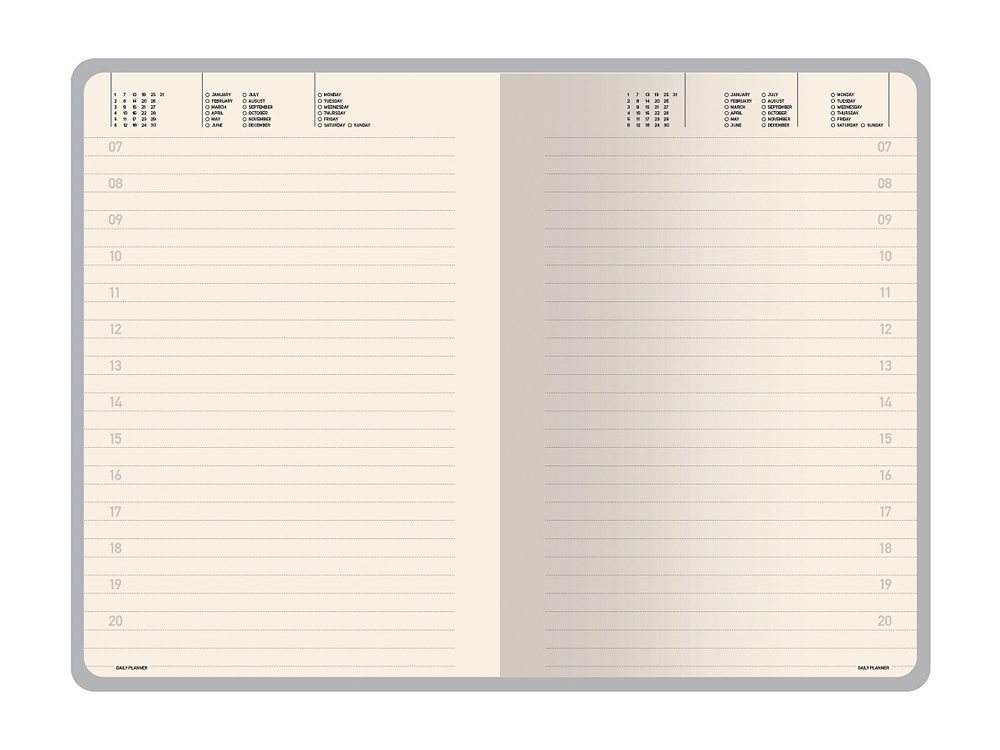 Ежедневник недатированный А5 Vincent new, ярко-синий-2