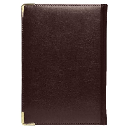 Ежедневник полудатированный Classic Pristine Gold А5, Коричневый / золотой-2