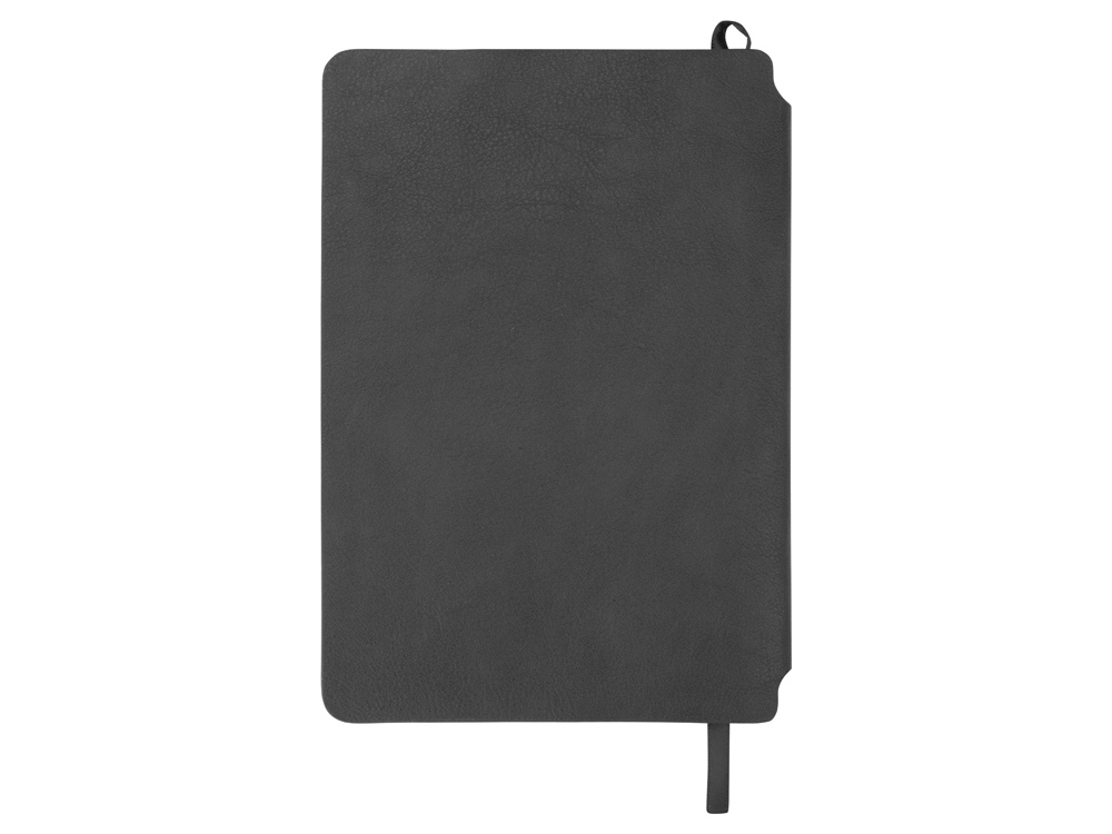 Блокнот Notepeno 130x205 мм с тонированными линованными страницами, серый-8