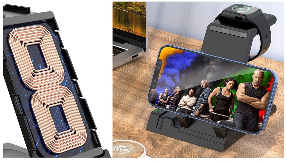 Зарядная станция Tres, серая-9