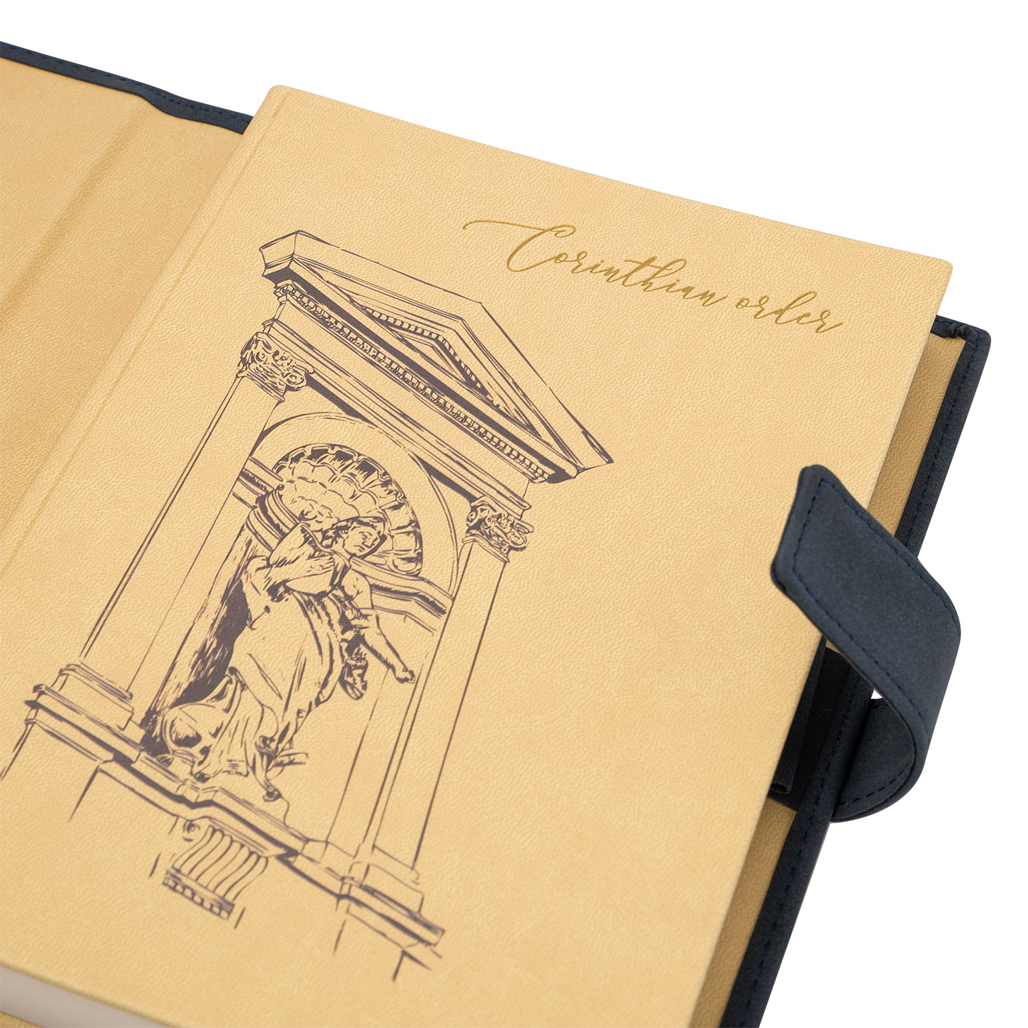 Ежедневник-портфолио Клип (Clip NEO) недатированный в подарочной коробке, синий (в комплекте ручка Sonata BP серебро)-14