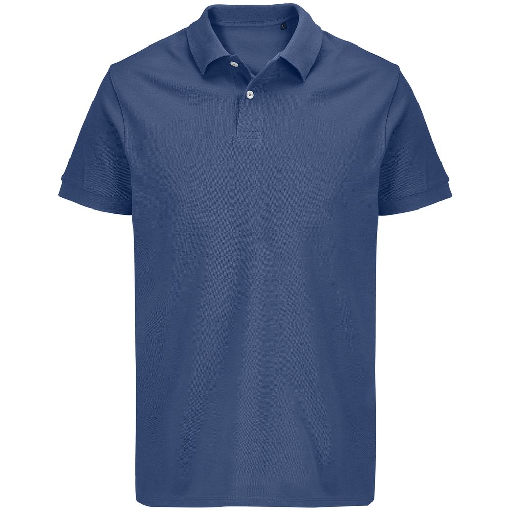 Рубашка поло унисекс Pacific, синяя (джинс)-1