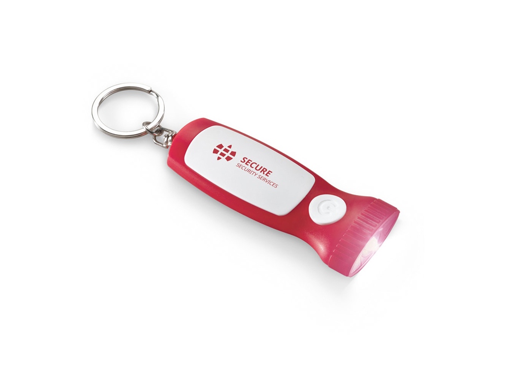 CLEAT. Брелок с лампочками LED, красный-3