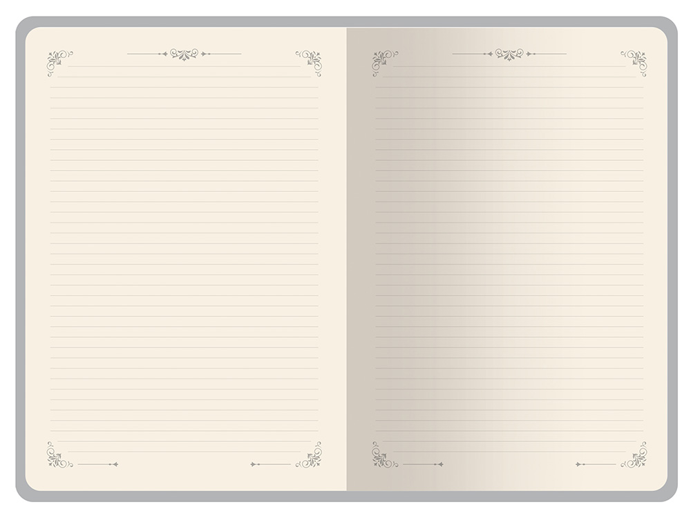 Ежедневник недатированный А4 Royal, красный с бронзовым срезом-5