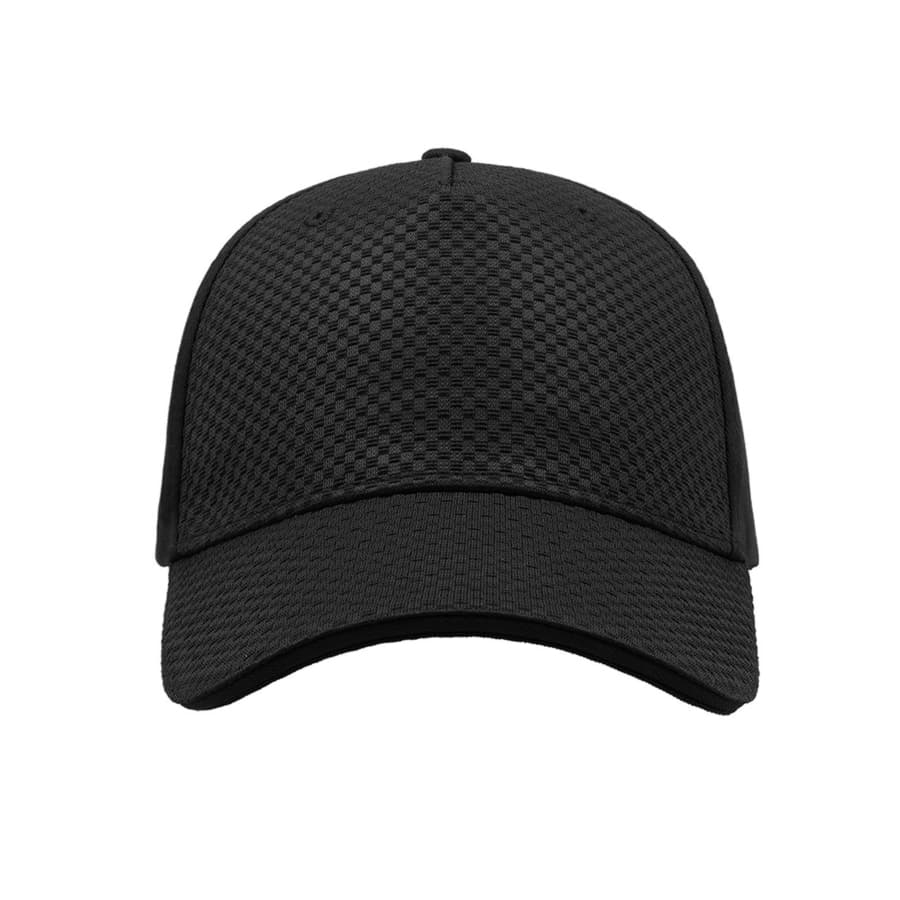 Бейсболка GEAR, 5 клиньев, застежка на липучке, черный-3
