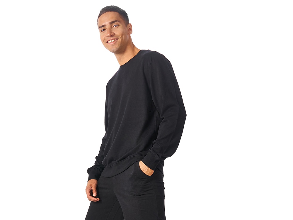 Свитшот Warsaw 220гр, унисекс, черный-3