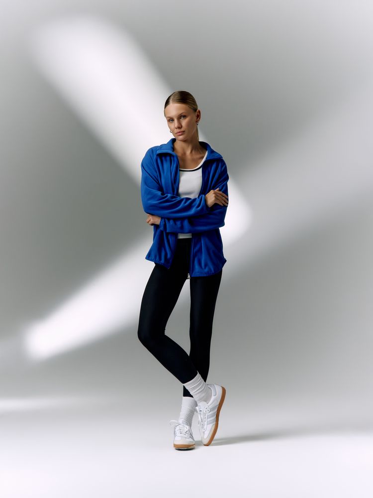 Куртка флисовая унисекс Fliska, ярко-синяя-6