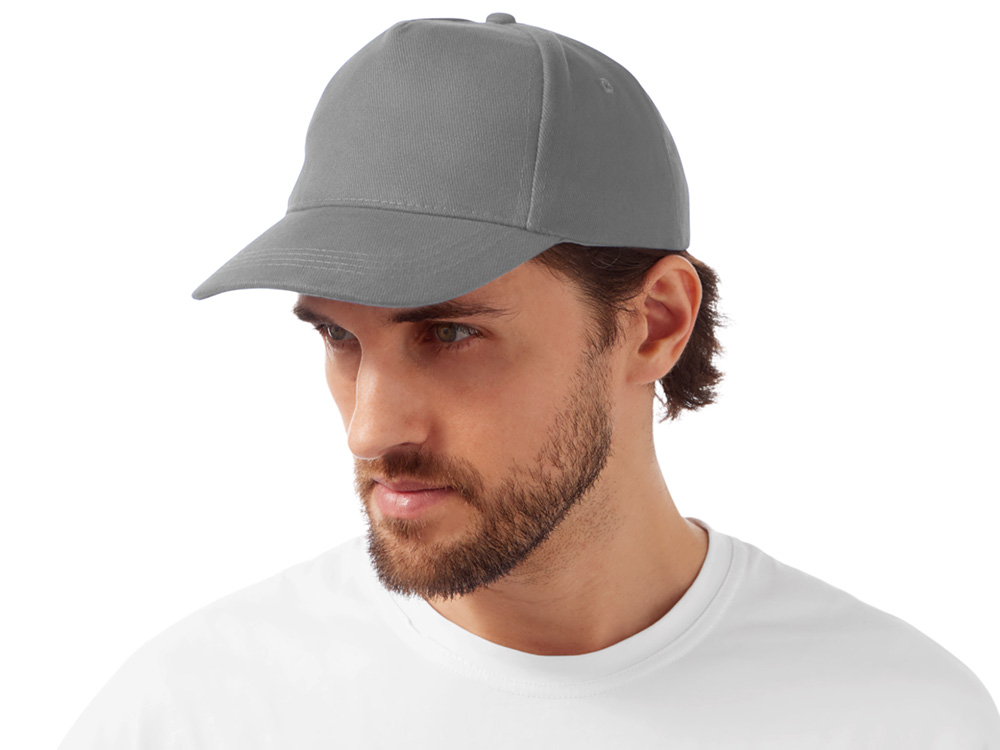 Бейсболка Florida 350 5-панельная, средне-серый-1