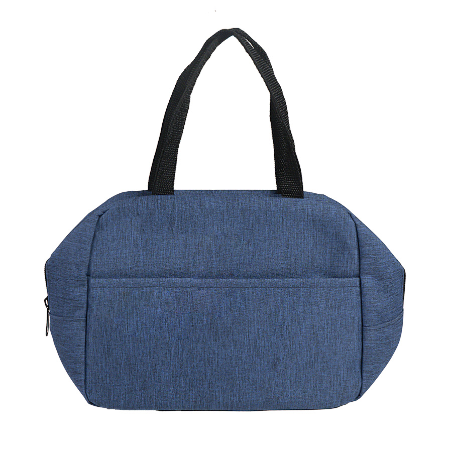 Термосумка "EAT", т.синий меланж, 24 x 21 x 12 см, полиэстер 300D, темно-синий-3