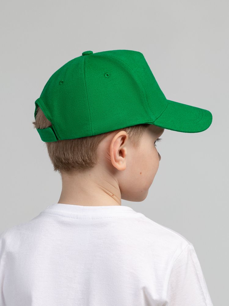 Бейсболка детская Standard Kids, зеленая-6