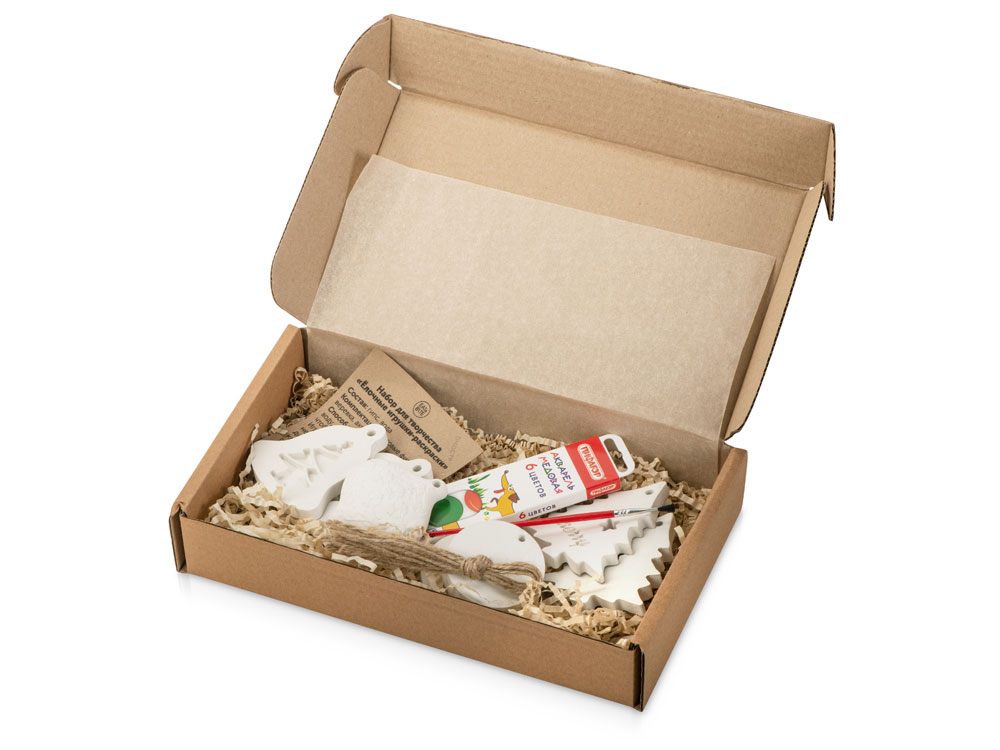 Набор для творчества Ёлочные игрушки-раскраски-1