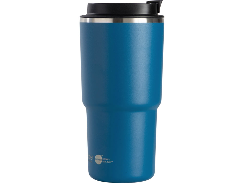 Вакуумная термокружка с  керамическим покрытием Pick-Up, 650 мл, синий-7