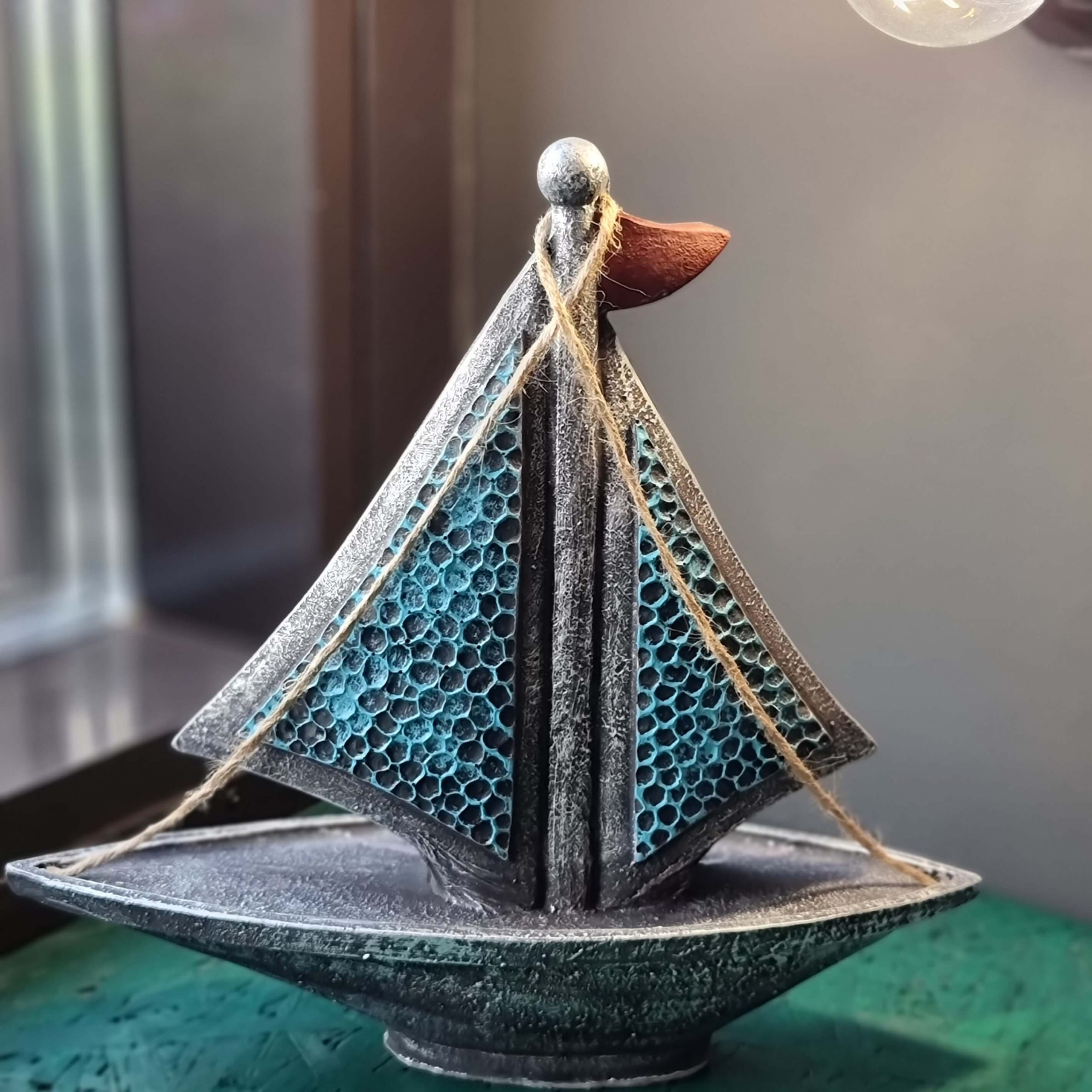 Статуэтка Парус синий, Серый-0