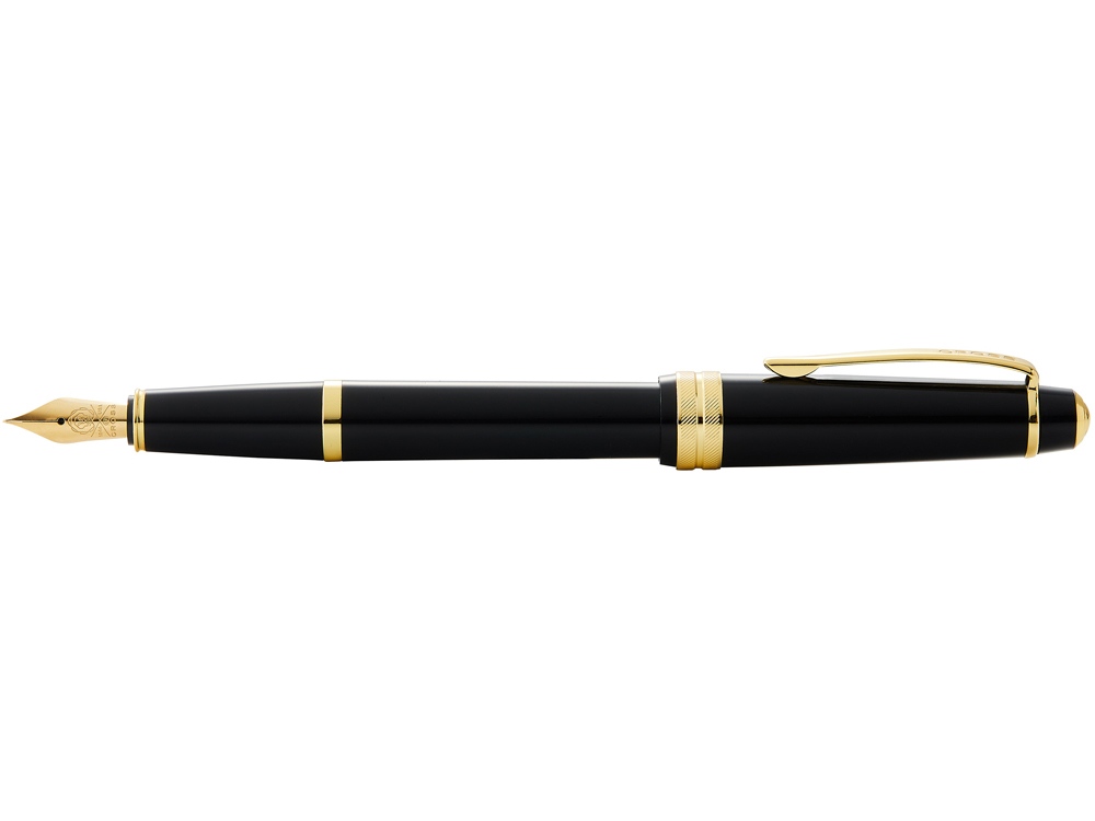 Перьевая ручка Cross Bailey Light Polished Black Resin and Gold Tone, перо F-2