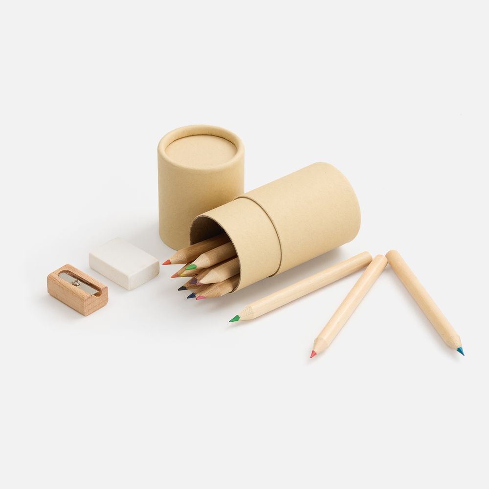 Набор цветных карандашей Pencilvania Tube Plus, крафт-1