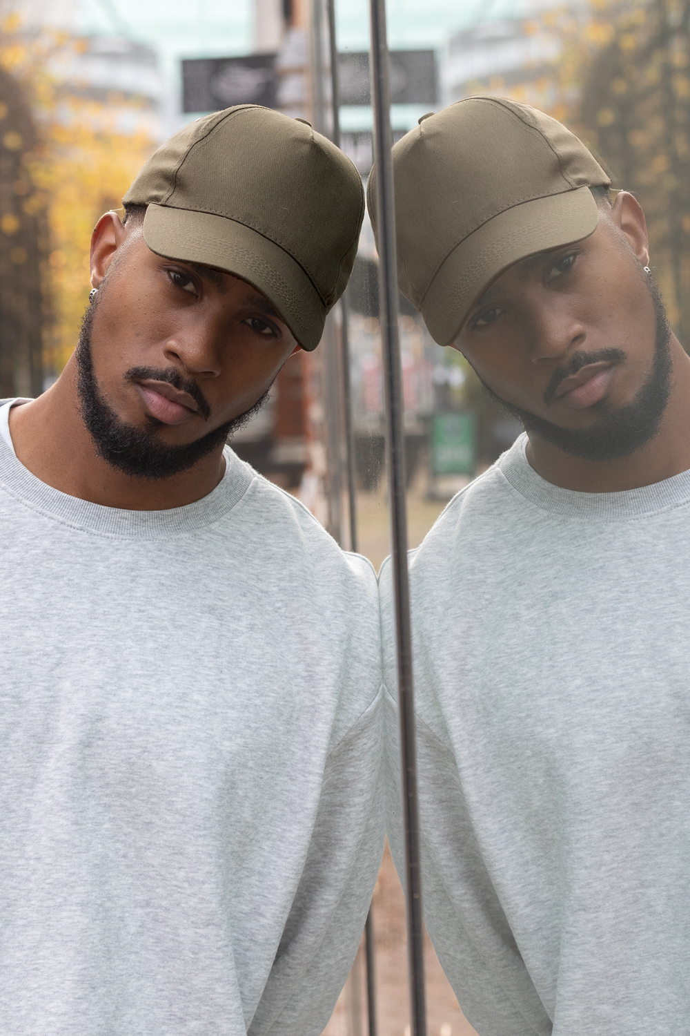 Бейсболка Impact из переработанного хлопка AWARE™, 5 клиньев, 190 г/м2-10