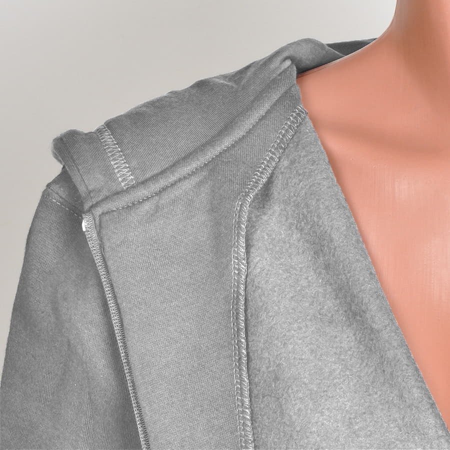 Толстовка женская SEVEN WOMEN 280, серый меланж-4