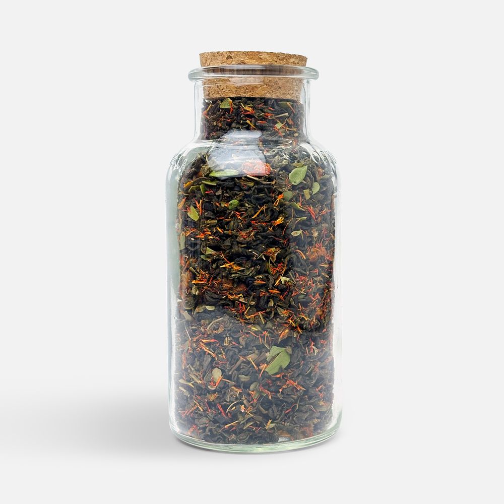 Чай «Сокочай», зеленый с соком ананаса, облепихой, толокнянкой и сафлором-0