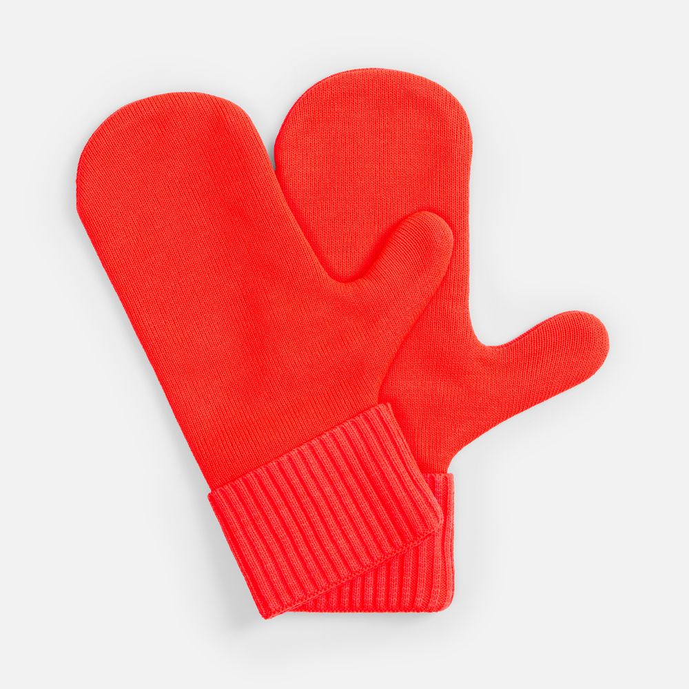 Варежки Yong, ярко-красные (кармин)-1