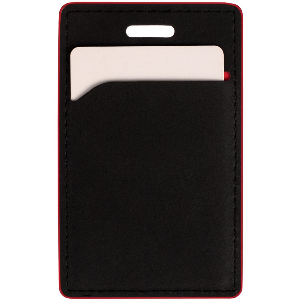 Чехол для пропуска Multimo, черный с красным-2