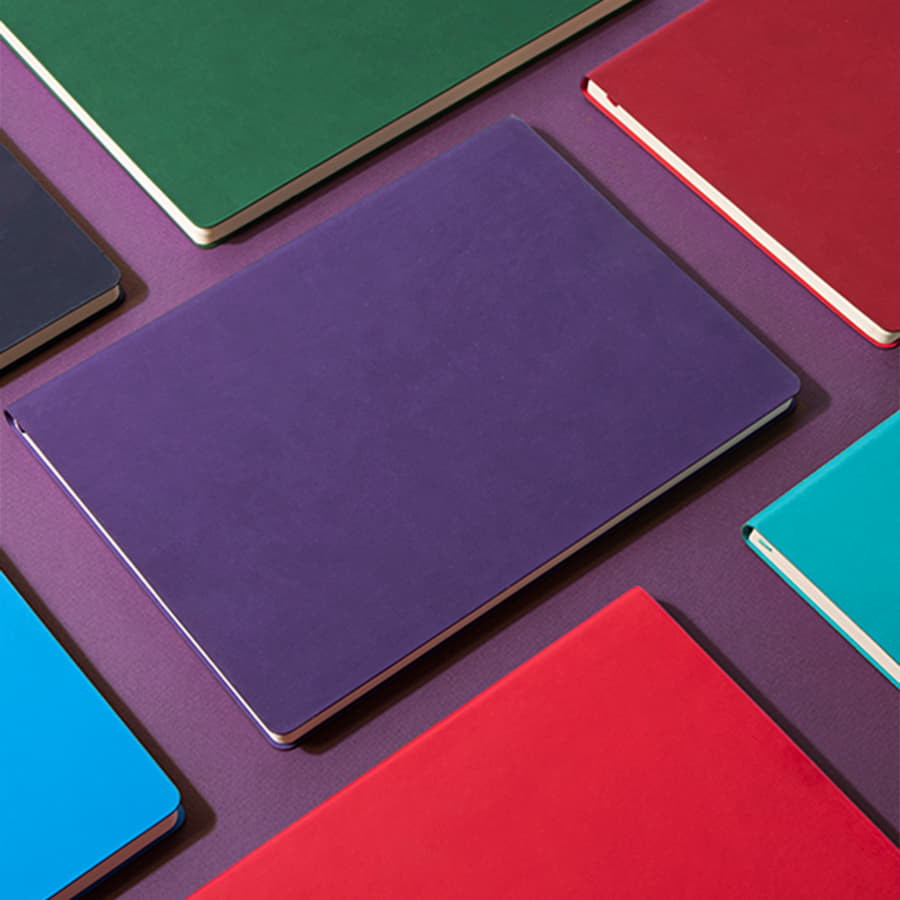 Бизнес-блокнот BIGGY, формат B5,  в клетку, оранжевый-7