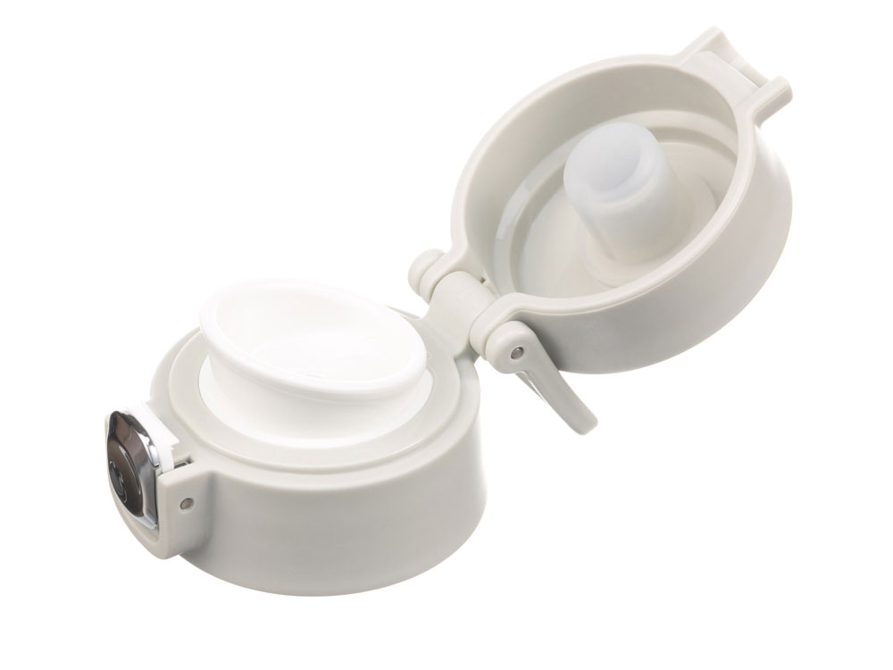 Термокружка Stinger, 0,42 л, сталь/пластик/силикон, белый, 6,5 x 7,5 x 21,9 см-2