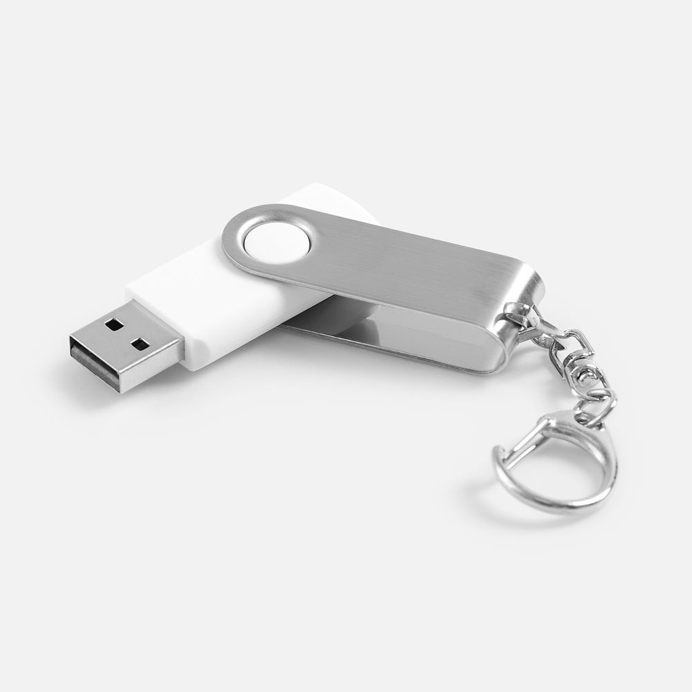 Флешка Twist, белая, 8 Гб-1