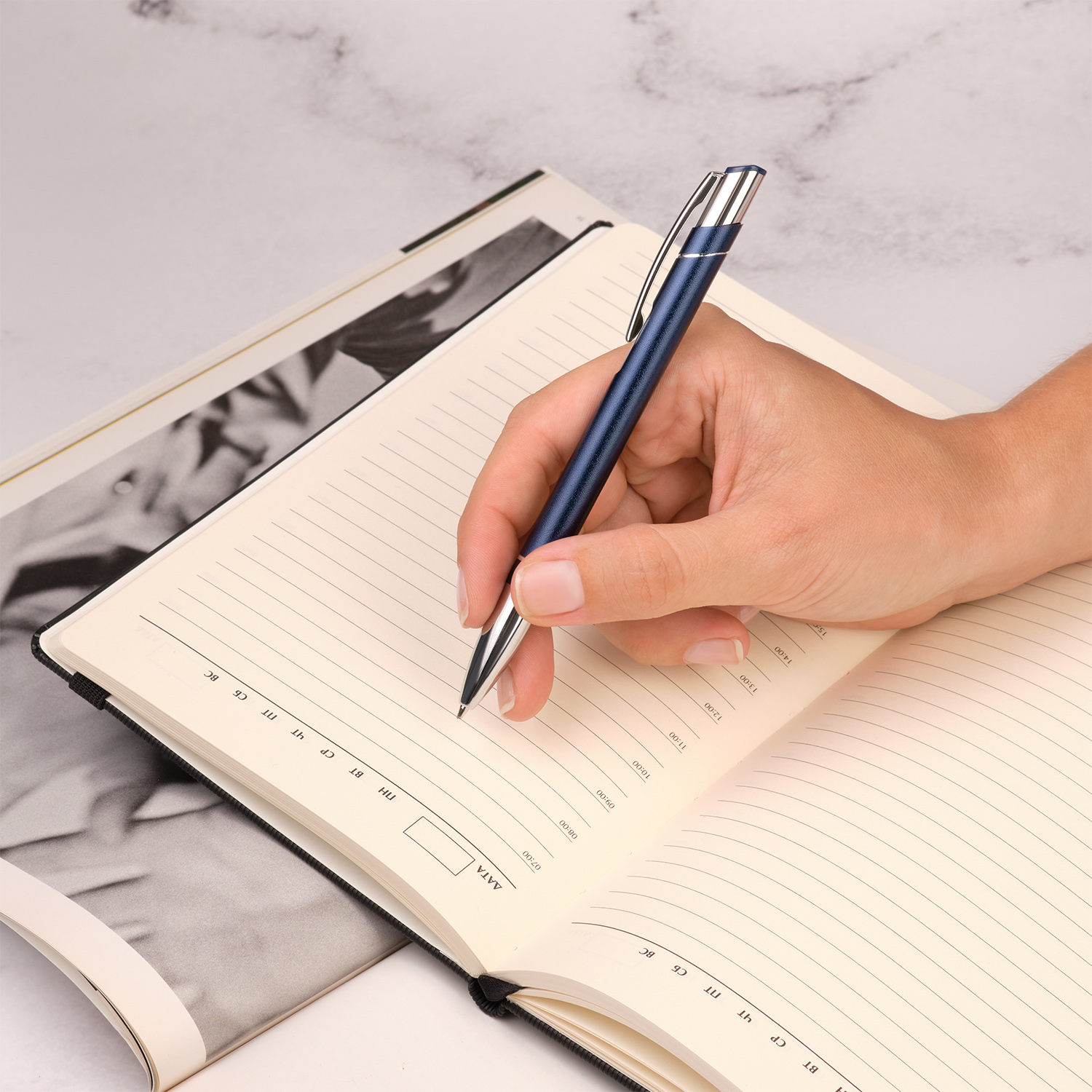 Шариковая ручка Lira, синяя-5