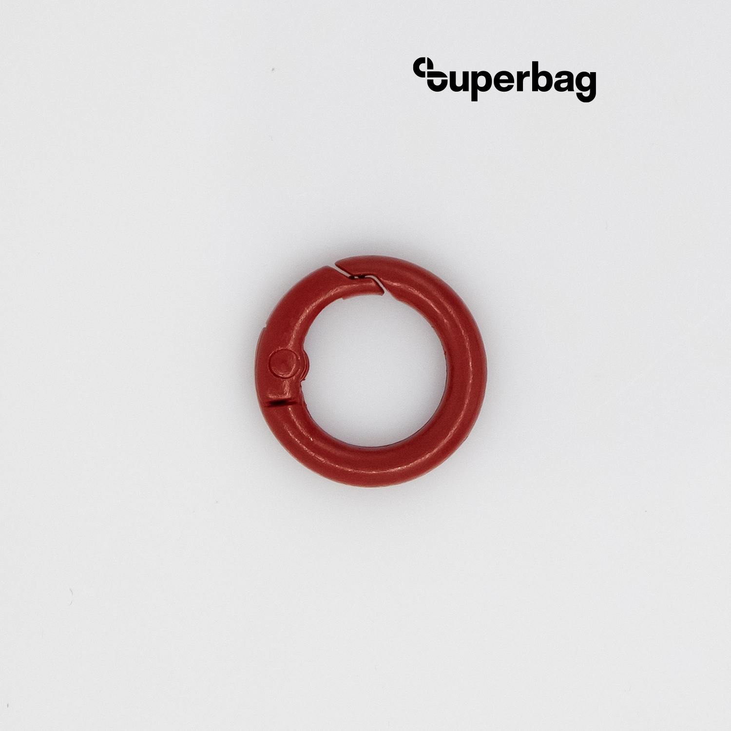 Карабин-кольцо Ring для обвеса, d=2см (красный)-0