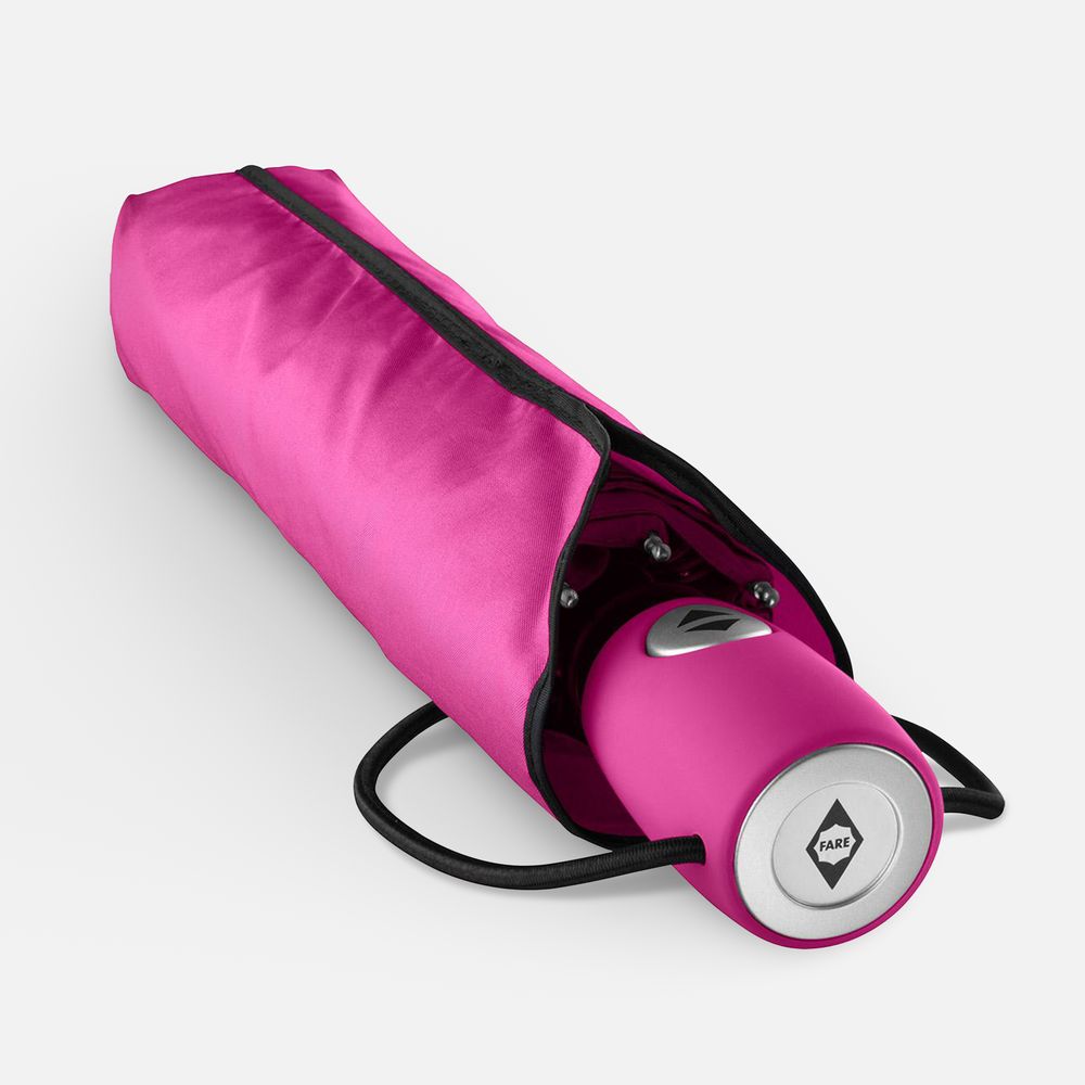 Зонт складной AOC, розовый-3