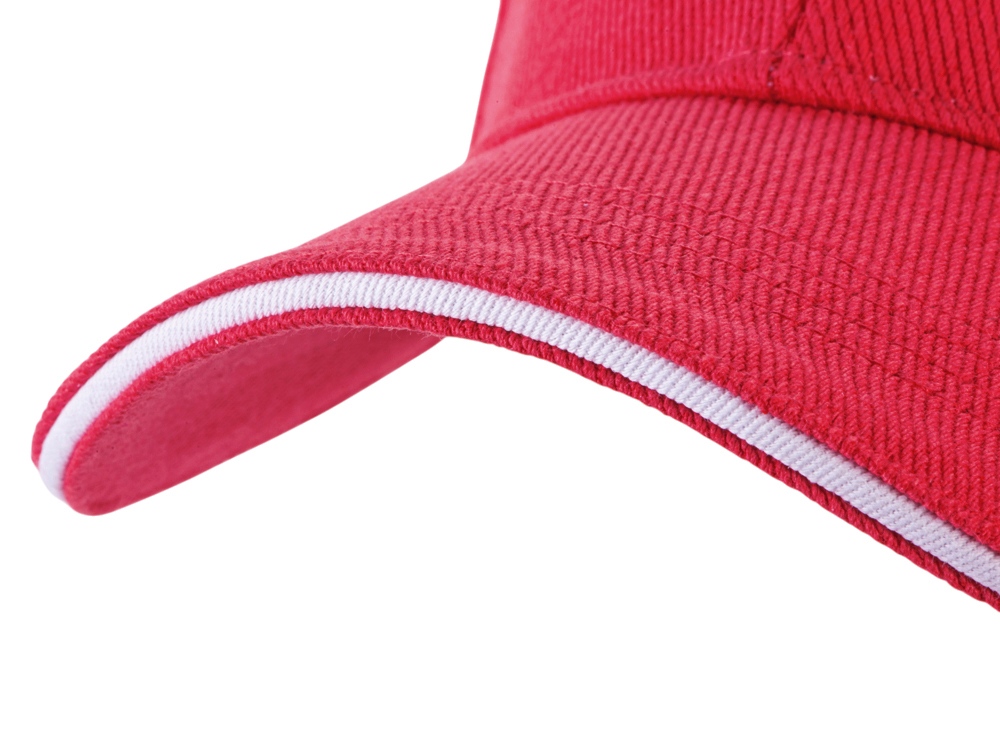 Бейсболка Cancun, красный/белый-7