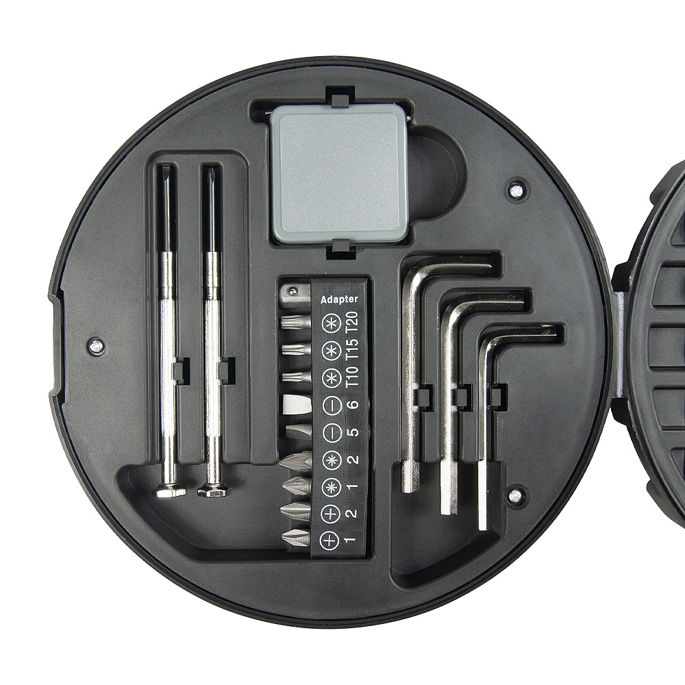 Набор инструментов в форме колеса TORQ, Черный-3