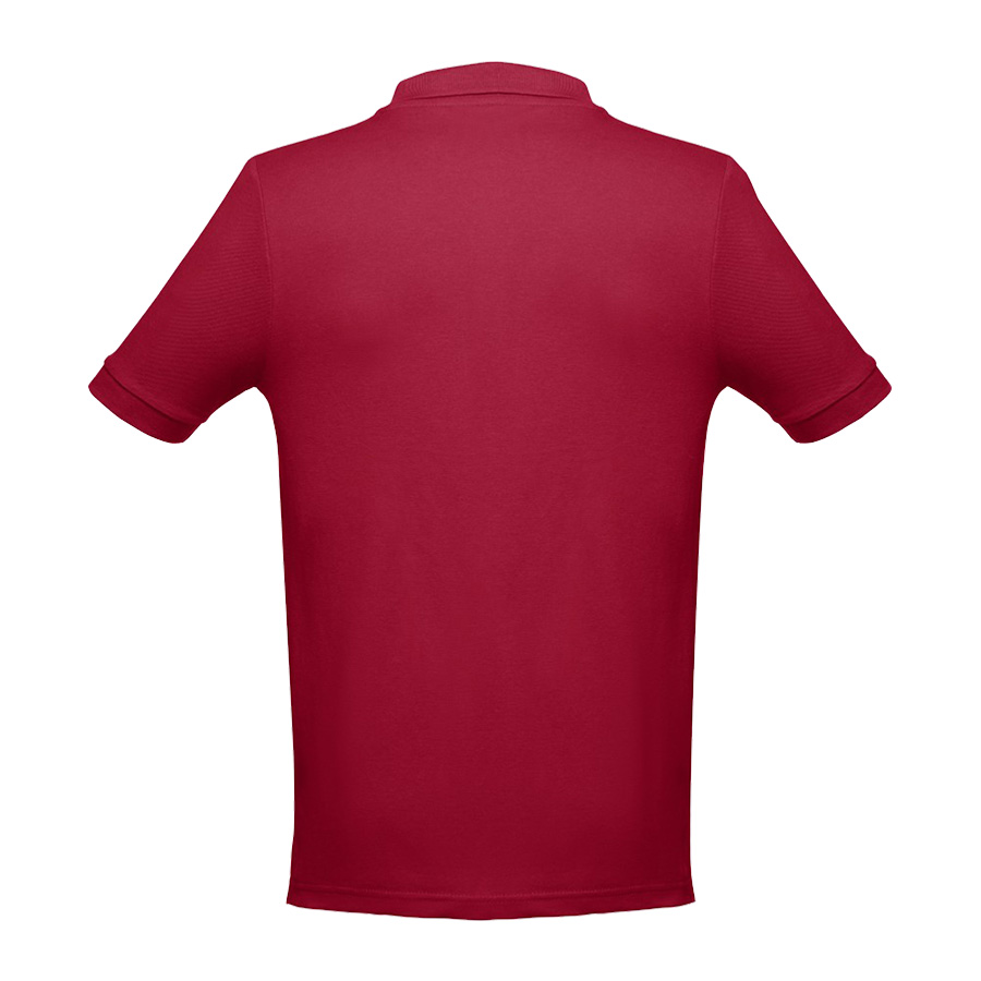 Рубашка-поло мужская ADAM 195, бордовый-4