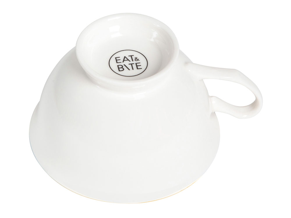 Чайная пара с золотой каймой, 200мл-2